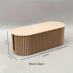 Ordoca Cable Box Desk Organizer White Plastic Cable Management Storage 30x11x13 cm