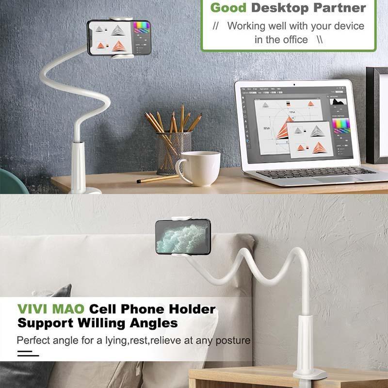 FlexiHold 360° Rotating Smartphone and Tablet Stand Flexible Aluminum Non-Slip Base