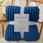 Ultra-Soft Flannel Blanket Polyester Cozy Warm Lightweight Throw for Sofa Bed