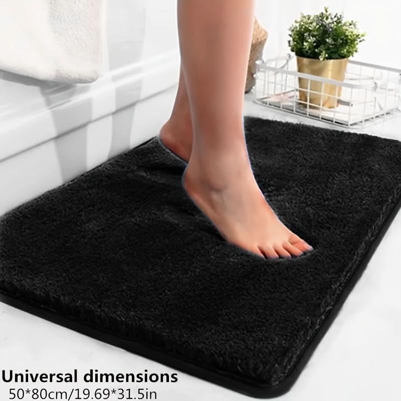 Lonneke Soft Thickened Bath Mat Highly Absorbent Slip-Resistant Machine Washable Bathroom Rug