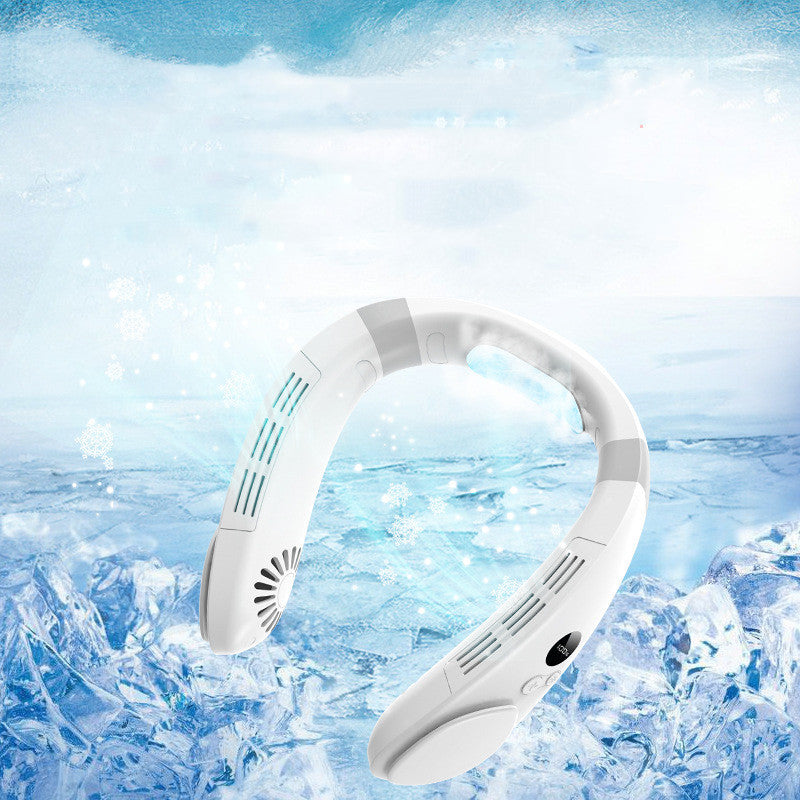 Portable U-Shaped Neck Fan Rechargeable 4000mAh Battery 6-8 Hour Runtime Multiple Colors