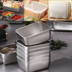 Stainless Steel Food Storage Containers Set 3/6 Pcs Durable Reusable Eco-Friendly Dishwasher Safe