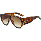 Oversized Aviator Sunglasses Women UV400 Protection Lightweight Durable AC Plastic Frame