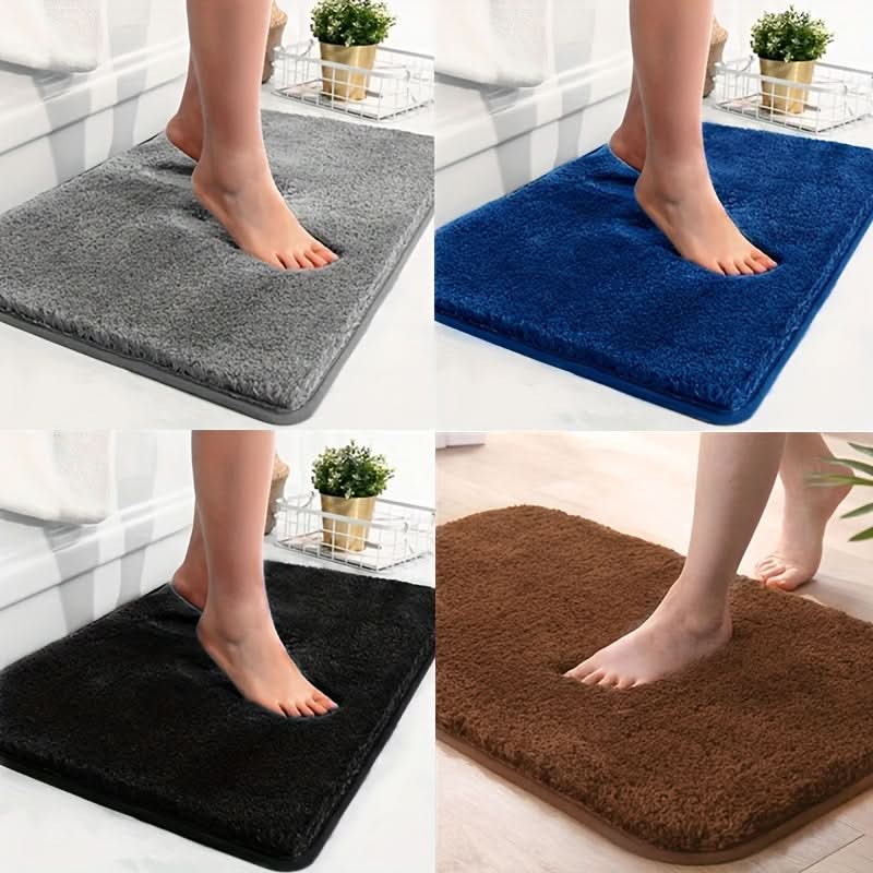 Lonneke Soft Thickened Bath Mat Highly Absorbent Slip-Resistant Machine Washable Bathroom Rug