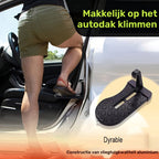 Car Door Step Aluminum Alloy Foldable Hook for Roof Access Non-Slip Surface