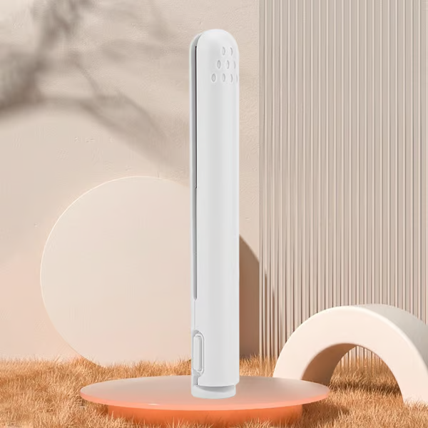 CharmCurl Portable USB-Powered Hair Straightener and Curler with Ceramic Plates and Adjustable Heat