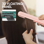 CharmCurl Portable USB-Powered Hair Straightener and Curler with Ceramic Plates and Adjustable Heat