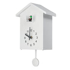 JoyCoo Classic Cuckoo Wall Clock Battery Operated ABS Material Blue White Green 20x25 cm