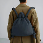 Quilted Puffy Backpack Lightweight Versatile Shoulder Bag Water-Resistant Spacious Design