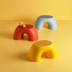 Harrow Children's Plastic Rainbow Stool Indoor Step Stool and Seat 36cm