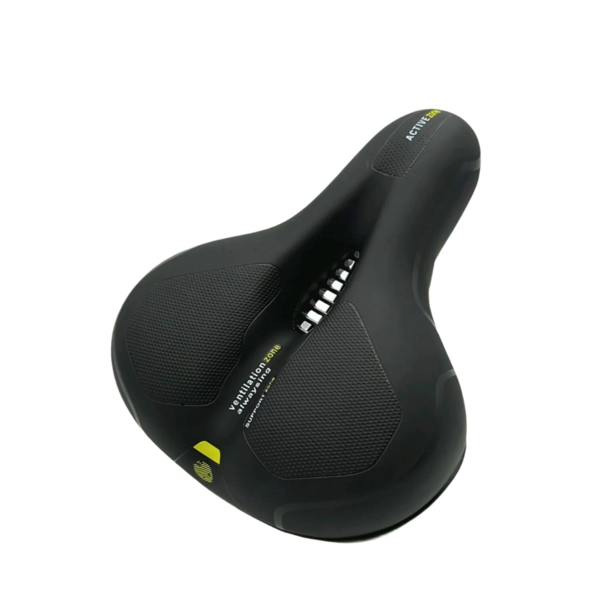 CloudComfort Pro Ergonomic Gel Bike Saddle with Reflector Waterproof Breathable Universal Fit Black