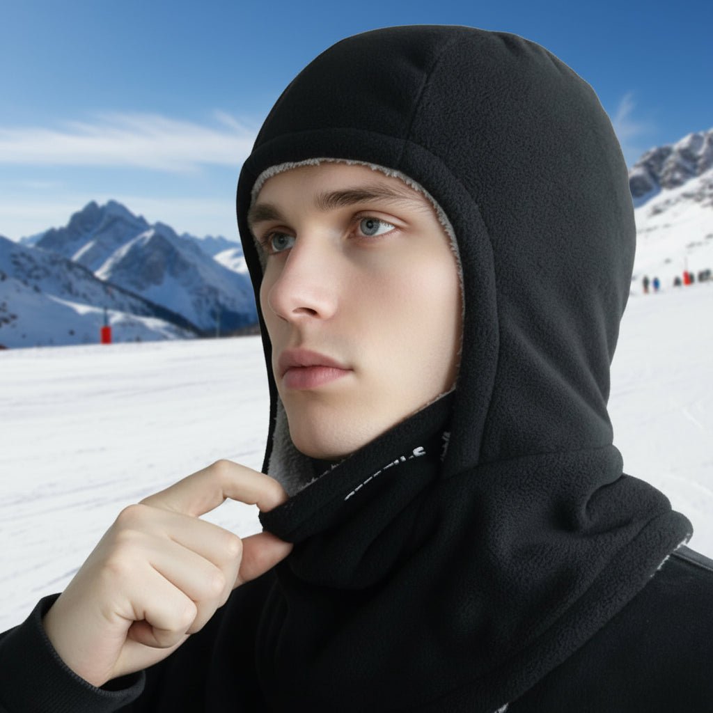 Thermal Fleece Balaclava Windproof Face Mask One Size for Cycling Skiing Running Outdoor Sports