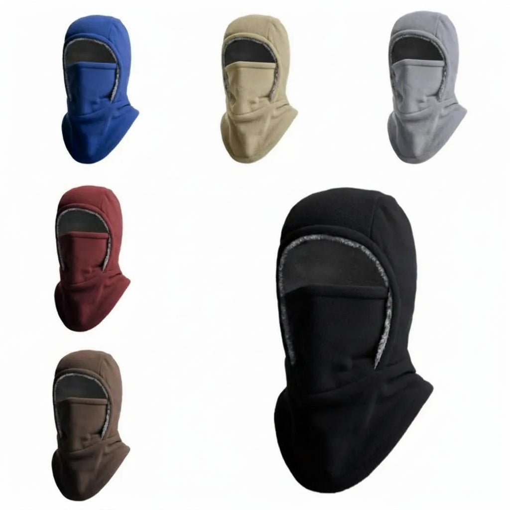 Thermal Fleece Balaclava Windproof Face Mask One Size for Cycling Skiing Running Outdoor Sports