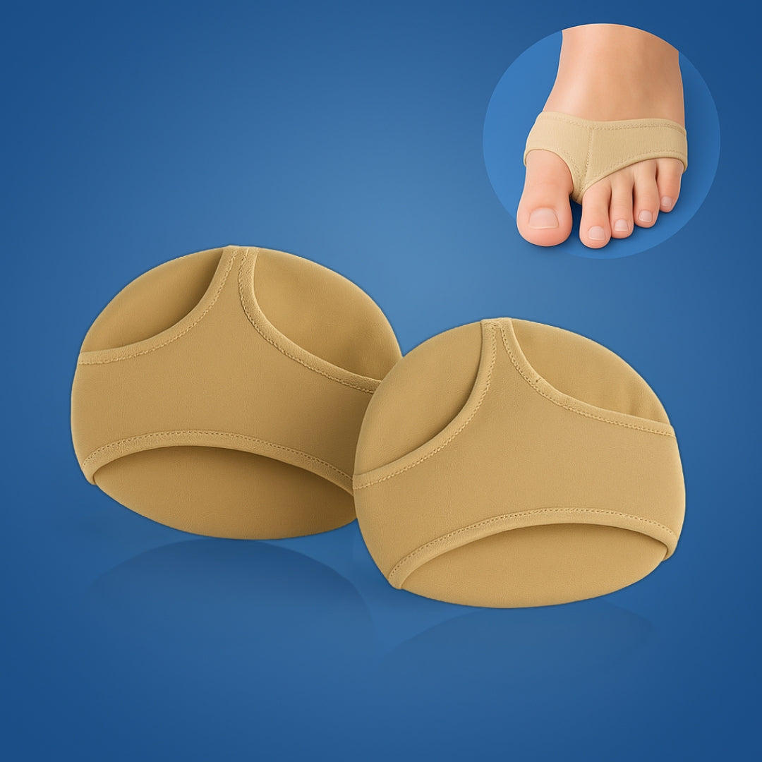 ComfortStep Gel Cushion Foot Pads for Morton’s Neuroma and Metatarsalgia Relief with Metatarsal Support