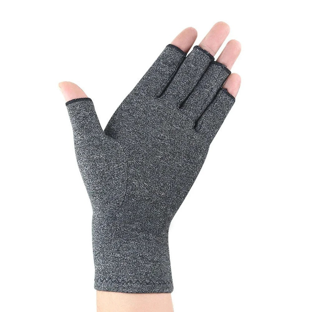 Arthritis Support Gloves for Hand Pain and Joint Stiffness Soft Cotton Open Finger Pair