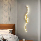 Contemporary LED Wall Sconce Aluminum Iron Metal Minimalist Design Warm Neutral Cold Light