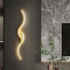 Contemporary LED Wall Sconce Aluminum Iron Metal Minimalist Design Warm Neutral Cold Light