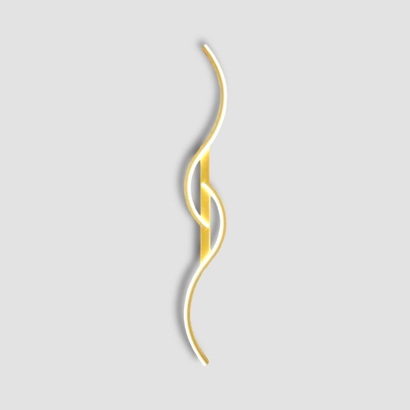Contemporary LED Wall Sconce Aluminum Iron Metal Minimalist Design Warm Neutral Cold Light