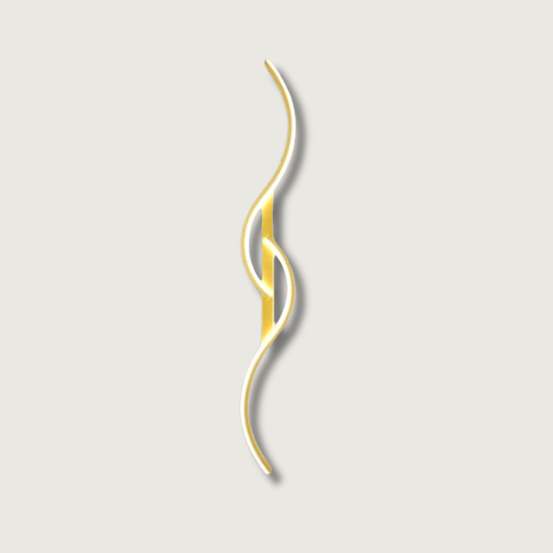 Contemporary LED Wall Sconce Aluminum Iron Metal Minimalist Design Warm Neutral Cold Light