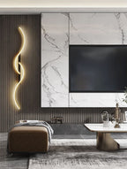 Contemporary LED Wall Sconce Aluminum Iron Metal Minimalist Design Warm Neutral Cold Light