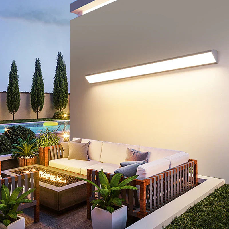 Courtyard Outdoor Garden Lamp Weather-Resistant Stainless Steel Easy Installation 40cm or 60cm