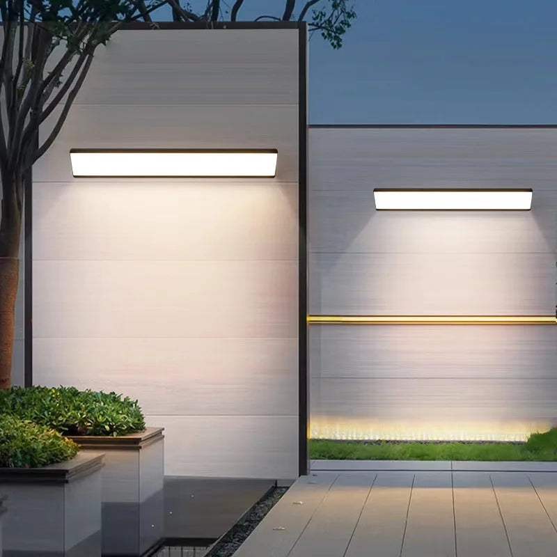 Courtyard Outdoor Garden Lamp Weather-Resistant Stainless Steel Easy Installation 40cm or 60cm