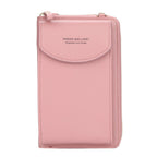 Crossbody Handbag Synthetic Leather Spacious Zip Pockets Elegant Fashionable Everyday Bag