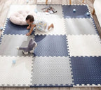 Cushioplay Baby Play Mat 12-Piece Soft Foam Puzzle Mat 120x90 cm Non-Toxic Safe Crawling Mat