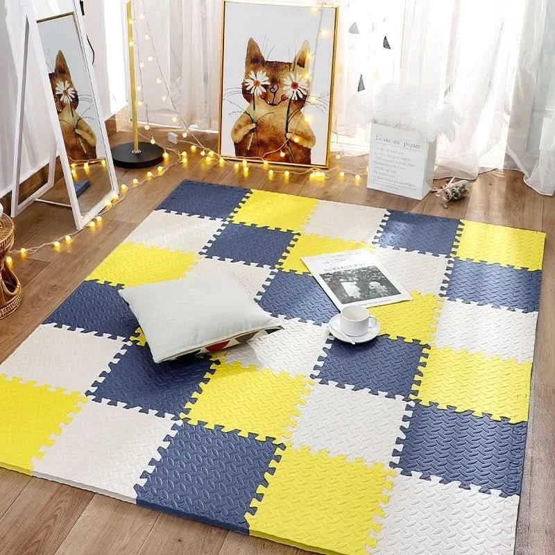 Cushioplay Baby Play Mat 12-Piece Soft Foam Puzzle Mat 120x90 cm Non-Toxic Safe Crawling Mat