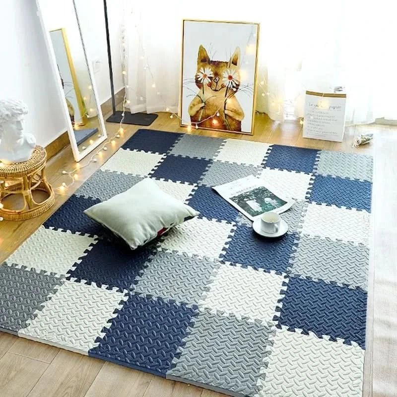Cushioplay Baby Play Mat 12-Piece Soft Foam Puzzle Mat 120x90 cm Non-Toxic Safe Crawling Mat