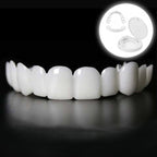 Snap-On Smile Veneers Customizable Instant Teeth Cover Natural Color Reusable Dental Appliance
