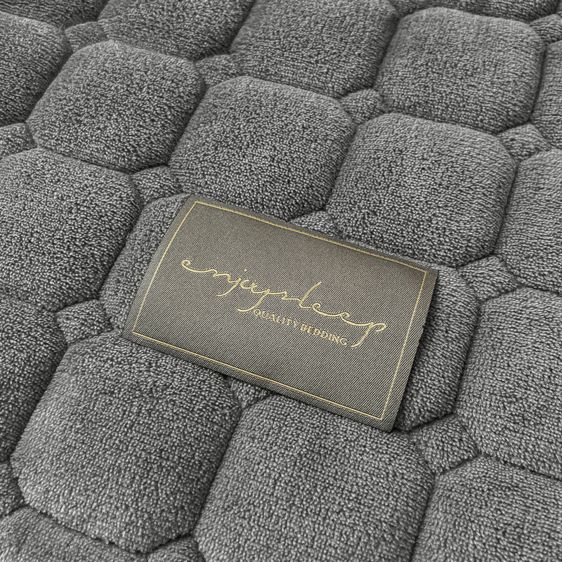 Soft Plush Square-Textured Bedspread Throw Blanket 79x90 Inches Multiple Colors