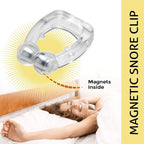 Davy Magnetic Anti-Snore Nasal Stoppers 4-Pack Silicone Comfortable Reusable Snoring Aid