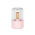 Davy Ambient Night Light Aroma Diffuser with Candlelight Effect Essential Oil Humidifier