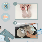 Baby Otter Plush Toy with Soothing Sound and Light, Soft Huggable Sleep Aid, 30 cm