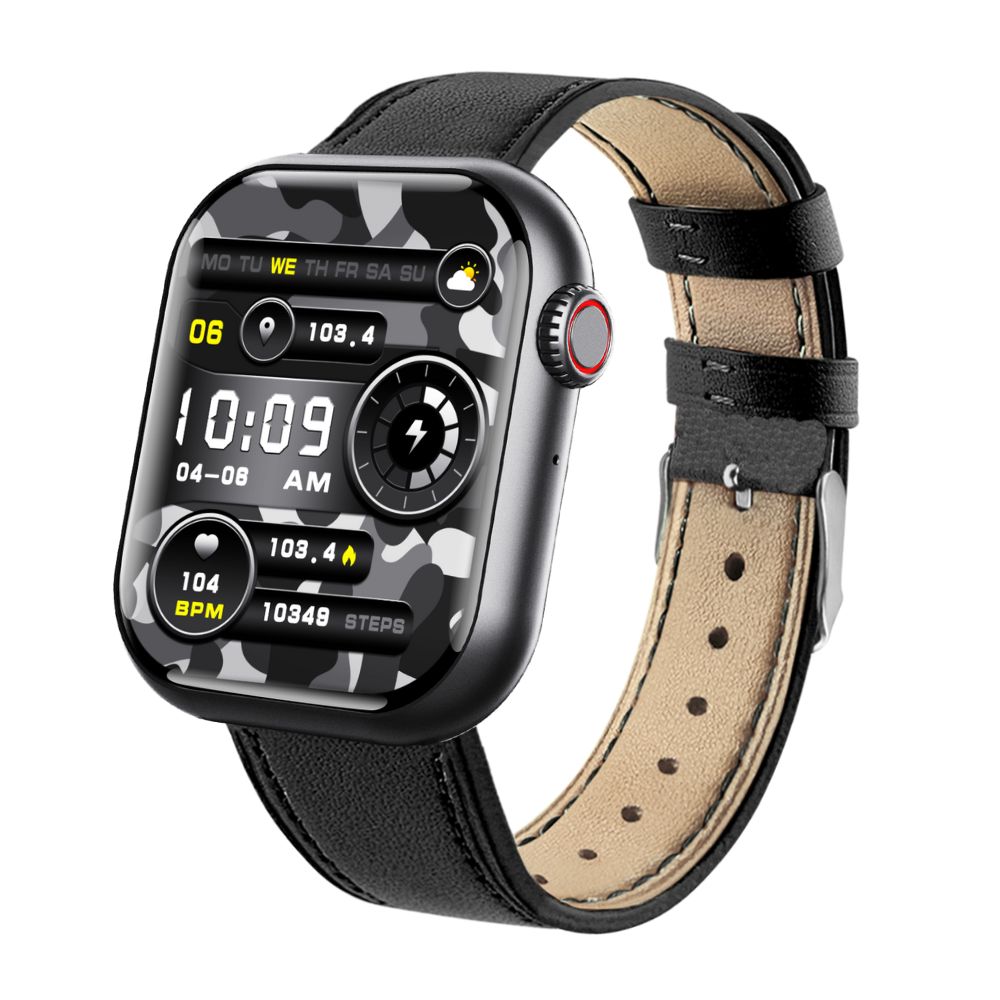 Davy Smartwatch with Glucose Monitor, Blood Pressure, Blood Oxygen, Heart Rate, Sleep Tracker, Bluetooth Calls