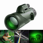 Davy Compact 600x Ultra-Zoom Monocular with HD Lens Lightweight Weatherproof for Hiking Birdwatching Sports
