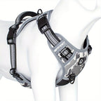ComfortWalk Dog Harness Anti-Pull with Reflective Trim and Control Handle Adjustable Nylon Vest