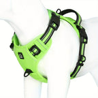 ComfortWalk Dog Harness Anti-Pull with Reflective Trim and Control Handle Adjustable Nylon Vest
