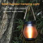 Fire Seed Solar Flame Light Outdoor Waterproof Solar-Powered Flickering Lantern with Automatic Dusk Sensor