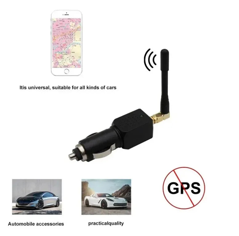 Davy GPS Signal Blocker for Car Truck Vehicle 12V-24V Compact Privacy Protector
