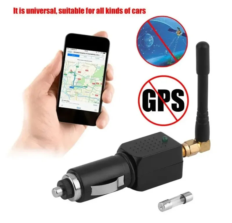 Davy GPS Signal Blocker for Car Truck Vehicle 12V-24V Compact Privacy Protector