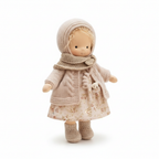 Davy Handmade Waldorf Doll Poppi 35cm Organic Cotton Hypoallergenic Educational Sensory Toy