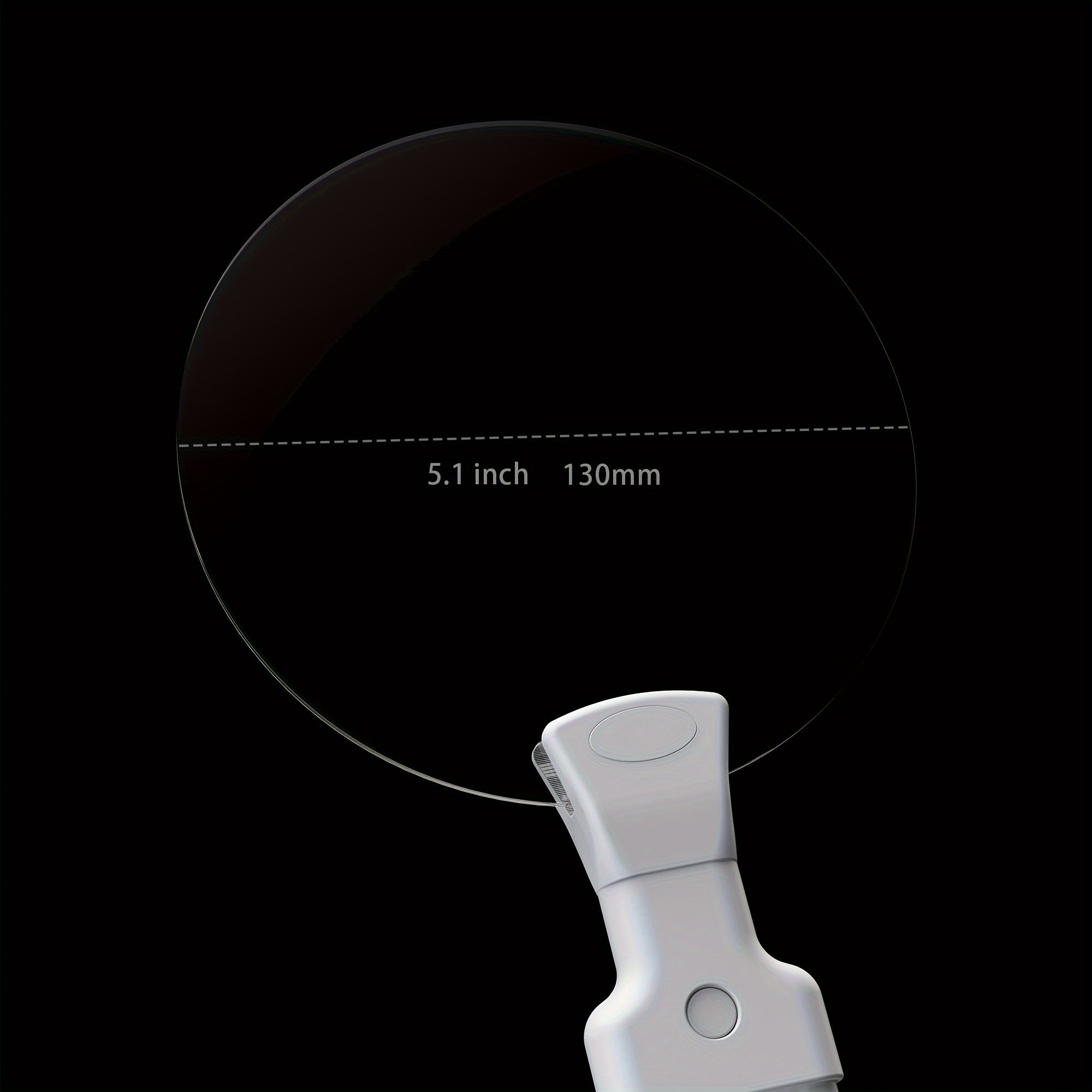 Hands-Free Magnifying Glass with Neck Strap 5X Magnification for Reading and Crafts