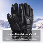 Heated Gloves for Women USB Rechargeable Waterproof Thermal Winter Gloves with Touchscreen