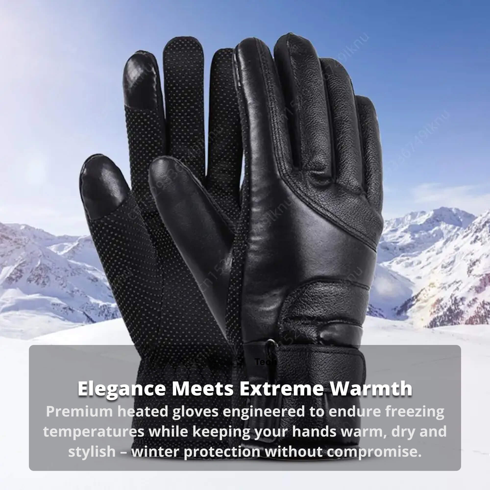 Heated Gloves for Women USB Rechargeable Waterproof Thermal Winter Gloves with Touchscreen