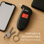 Davy Keto Breath Meter Accurate Ketone Monitor for Easy At-Home and On-the-Go Ketosis Testing