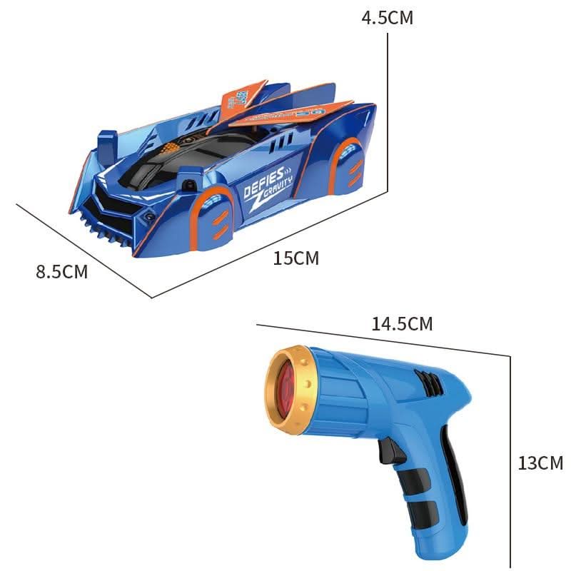 Laser-Controlled Wall Climbing RC Car for Kids with LED Headlights and 360° Stunts Rechargeable USB