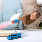 Laser-Controlled Wall Climbing RC Car for Kids with LED Headlights and 360° Stunts Rechargeable USB