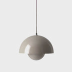 Davy Dome Pendant Light Nordic Half-Sphere Metal Modern Scandinavian Ceiling Lamp